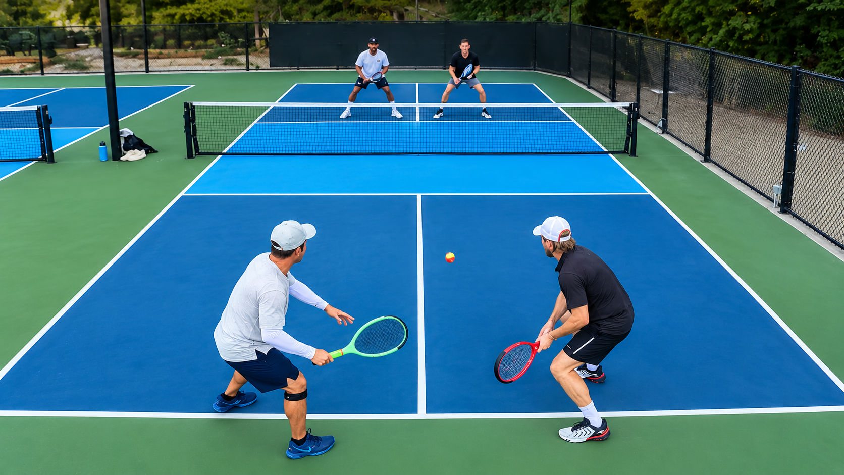 Giocatori in azione a Turbo Tennis al Racquet Club Milano