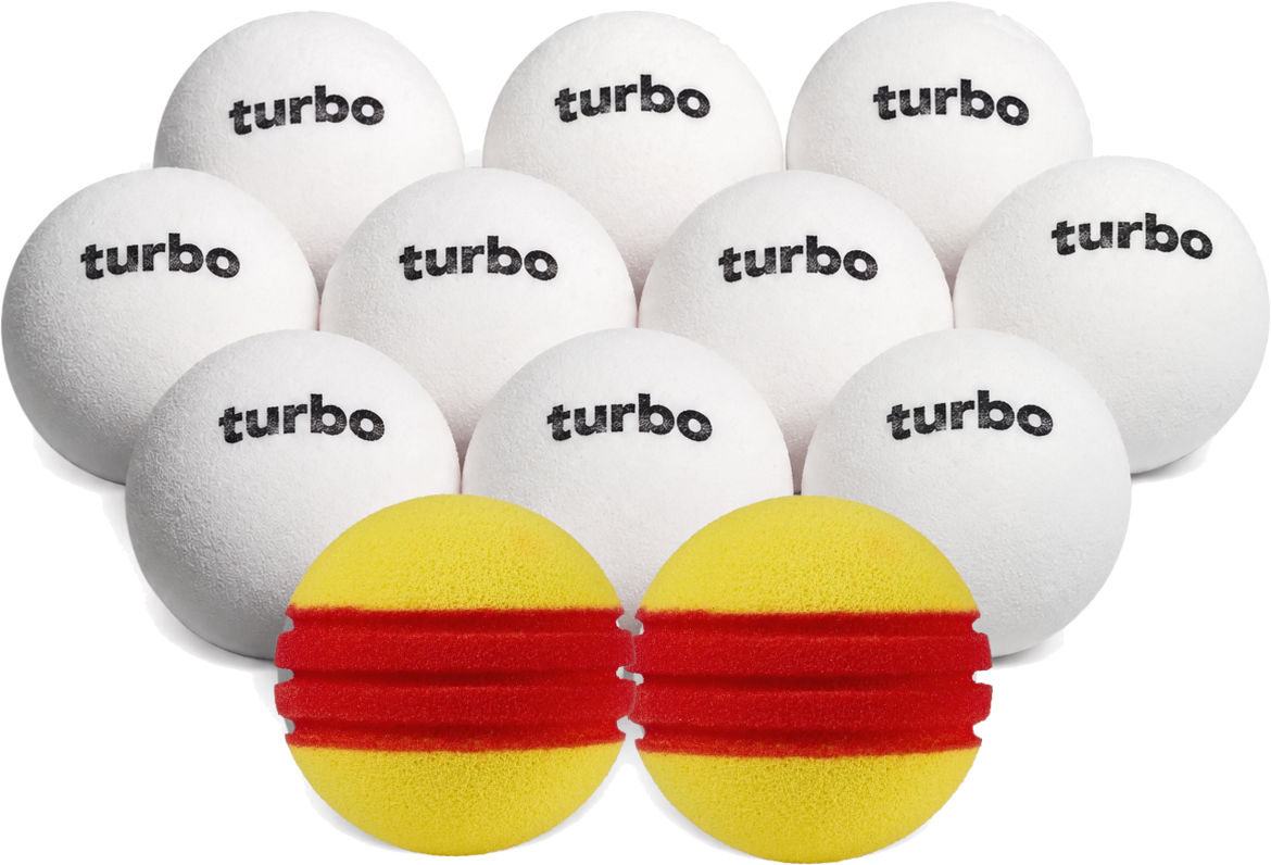La pallina di spugna di Turbo Tennis
